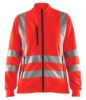Afbeeldingen van BLÅKLÄDER Sweater dames 3308 High Vis rood S