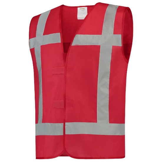 Afbeeldingen van TRICORP Vest reflectie 453014 fluor rood 5XL