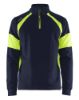 Afbeeldingen van BLÅKLÄDER Sweater Visible 3550 marineblauw/High Vis geel L