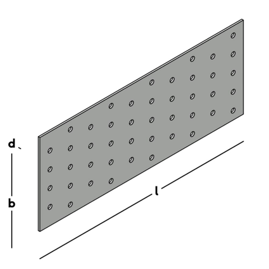 Afbeeldingen van GEBR. BODEGRAVEN Koppelplaat SV 100MM 250X2MM