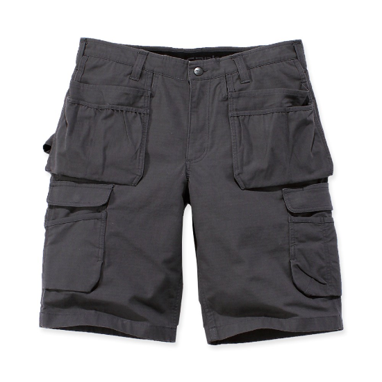 Afbeeldingen van CARHARTT Steel werkbroek kort multipocket 104201 shadow W40
