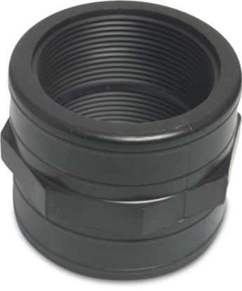 Afbeeldingen van Sok PP zwart ½" binnendraad 10bar
