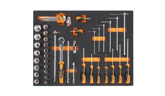 Afbeeldingen van BETA Inlegbak zacht + 48x gereedschap MB47