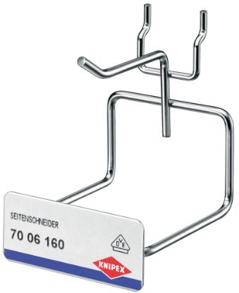 Afbeeldingen van KNIPEX Haak kort 001933 geperforeerde plaat 90MM