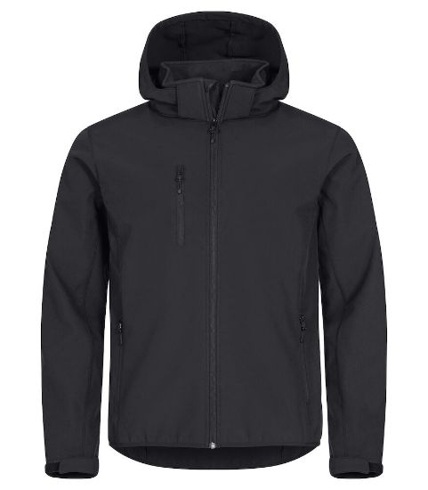 Afbeeldingen van Hoodie softshell jacket 0200912 zwart m
