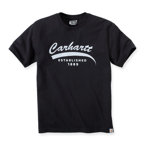 Afbeeldingen van CARHARTT T-shirt met grafische print 105714 zwart L