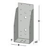 Afbeeldingen van GEBR. BODEGRAVEN Balkdrager GBS-ZL SV 96X221MM 1,5MM