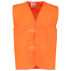 Afbeeldingen van TRICORP Veiligheidsvest zonder strepen 453012 fluor oranje XS-S