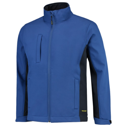 Afbeeldingen van TRICORP Softshell bi-colour 402002 royal blauw/navy S