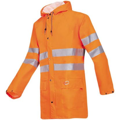 Afbeeldingen van SIOEN Flexothane jas RWS Unzen 3720 fluor oranje 2XL