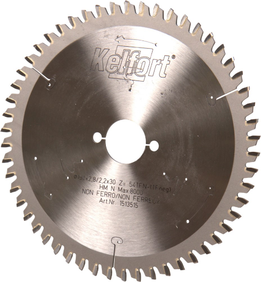 Afbeeldingen van KELFORT Cirkelzaagblad HM/ALU 190X2.8X30MM Z=54TFN