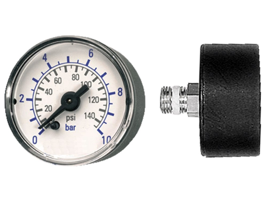 Afbeeldingen van Manometer G⅛" 0-2,5bar 40MM