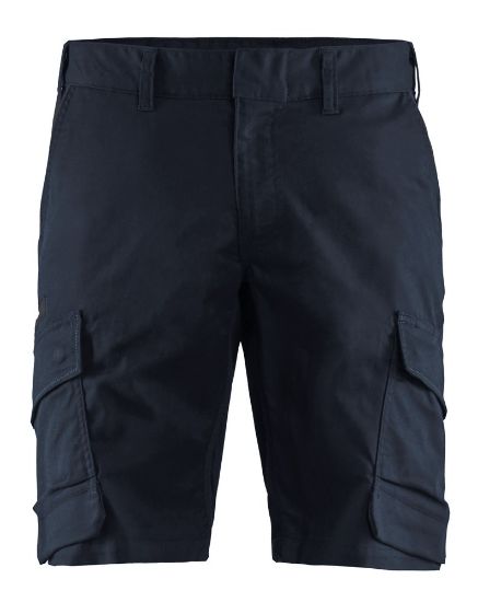 Afbeeldingen van BLÅKLÄDER Short industrie met stretch 1446 donker marineblauw/zwart C54