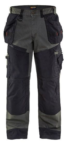 Afbeeldingen van BLÅKLÄDER Werkbroek X1500 1500 army groen/zwart D84
