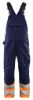 Afbeeldingen van BLÅKLÄDER Bretelbroek 2662 marineblauw/High Vis oranje D96