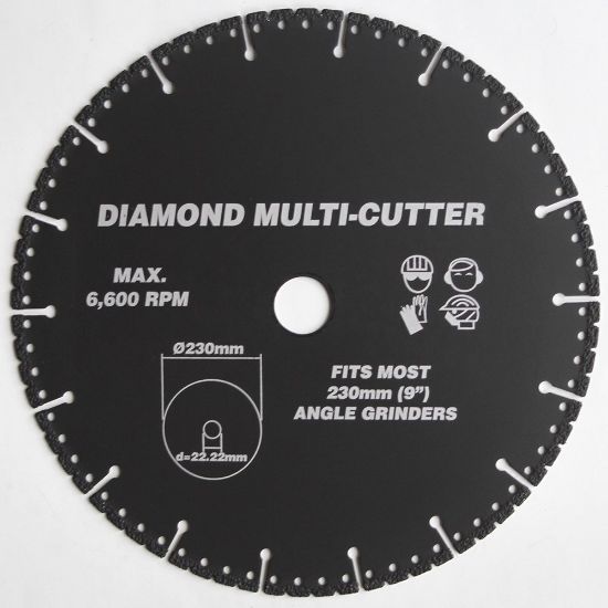 Afbeeldingen van STEHLE Diamantzaagblad universeel 230X2,6X22,2MM Multi-cutter DP