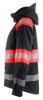 Afbeeldingen van BLÅKLÄDER Shelljack dames 4430 zwart/High Vis rood S