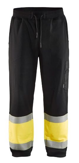 Afbeeldingen van BLÅKLÄDER Sweatpants 1549 zwart/High Vis geel M