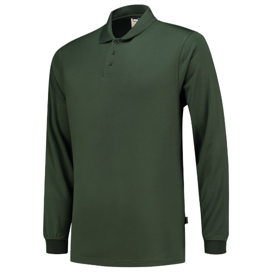 Afbeeldingen van TRICORP Poloshirt UV Block Cooldry met lange mouwen 202005 flessengroen L