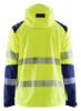 Afbeeldingen van BLÅKLÄDER Softshell jack 4491 High Vis geel/marineblauw L
