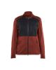 Afbeeldingen van BLÅKLÄDER Sweatshirt dames met rits 3549 gebrand rood/zwart L