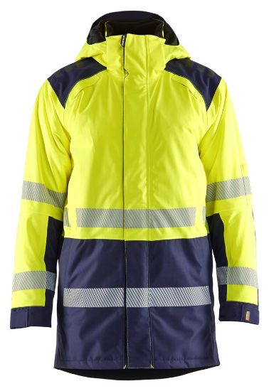 Afbeeldingen van BLÅKLÄDER Winterparka 4457 High Vis geel/marineblauw L
