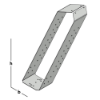 Afbeeldingen van GEBR. BODEGRAVEN Gordinglas SV 96X246MM 1,5MM