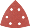 Afbeeldingen van KELFORT Klitschuurschijf DELTA rood 6-gat K120 10x