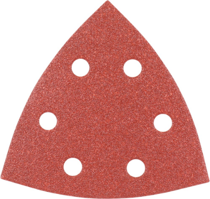 Afbeeldingen van KELFORT Klitschuurschijf DELTA rood 6-gat K120 10x