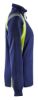 Afbeeldingen van BLÅKLÄDER Sweater dames met halve rits Visible 3403 marineblauw/High Vis geel S