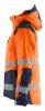 Afbeeldingen van BLÅKLÄDER Winterjas dames 4456 High Vis oranje/marineblauw S