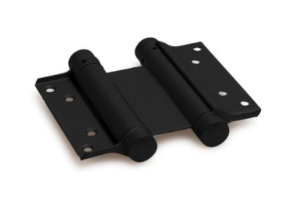 Afbeeldingen van IBFM Bommerscharnier dubbelwerkend staal zwart 39/175MM t.b.v. deurdikte 40-45MM