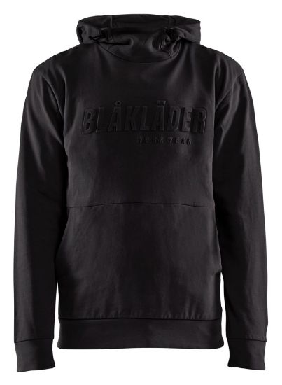 Afbeeldingen van BLÅKLÄDER Hoodie 3D 3530 zwart XL