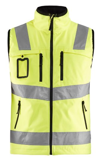 Afbeeldingen van BLÅKLÄDER Softshell vest 3049 High Vis geel S
