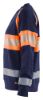 Afbeeldingen van BLÅKLÄDER Sweater dames 3409 marineblauw/High Vis oranje S