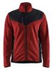 Afbeeldingen van BLÅKLÄDER Gebreid vest met softshell 5942 gebrand rood/zwart L