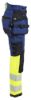 Afbeeldingen van BLÅKLÄDER Werkbroek met 4-weg stretch dames 7025 marineblauw/High Vis geel D24
