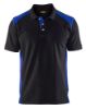 Afbeeldingen van BLÅKLÄDER Poloshirt piqué 3324 zwart/korenblauw L