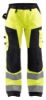 Afbeeldingen van BLÅKLÄDER Werkbroek dames zonder spijkerzakken 7155 High Vis geel/zwart C48