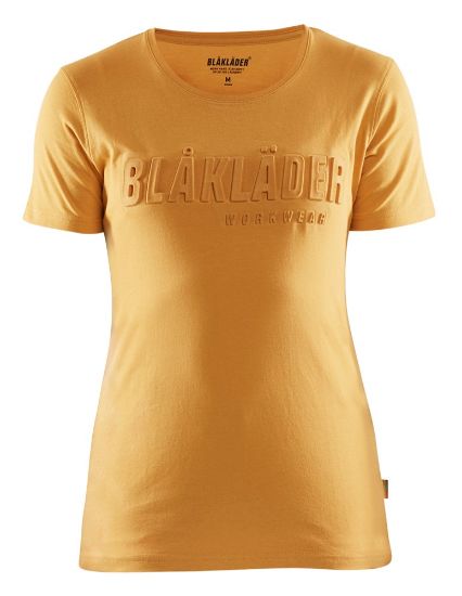 Afbeeldingen van BLÅKLÄDER T-shirt 3D dames 3431 honinggoud L