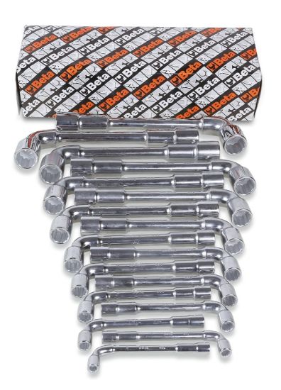 Afbeeldingen van BETA Pijpsleutelset twaalf- & zeskant 17x 932/S17