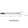 Afbeeldingen van ROTEC Decoupeerzaagblad DC200 / T101B 2x