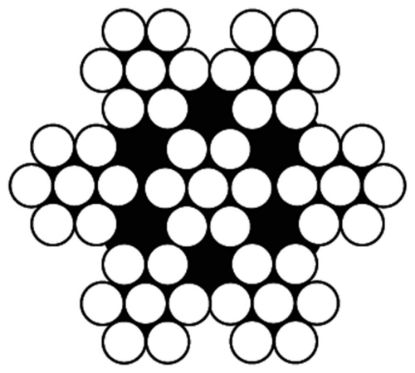 Afbeeldingen van Staalkabel 7X7 RVS316 1,5MM 100M