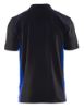 Afbeeldingen van BLÅKLÄDER Poloshirt piqué 3324 zwart/korenblauw L