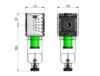 Afbeeldingen van Fijnfilter G¼" 0,01µ 12bar H.AUTO.DR