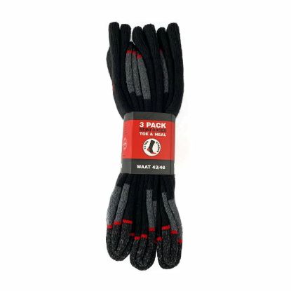 Afbeeldingen van SJEFFERS Werksokken 3-pack 39/42