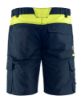 Afbeeldingen van BLÅKLÄDER Short industrie met stretch 1446 donker marineblauw/High Vis geel C48