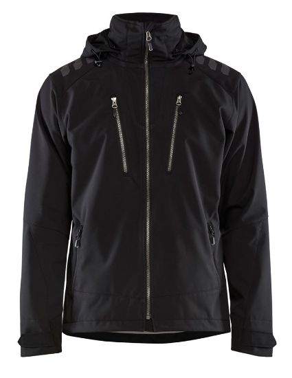 Afbeeldingen van BLÅKLÄDER Softshell jack 4749 zwart S