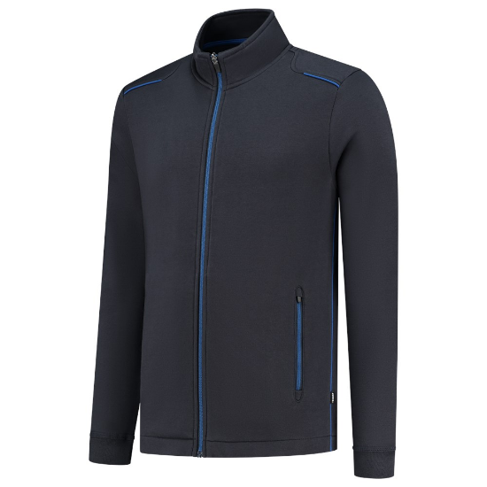 Afbeeldingen van TRICORP Sweatvest Accent 302702 navy/royal blauw S