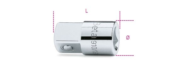 Afbeeldingen van BETA Verloopdop van ⅜" naar ½" 910/16